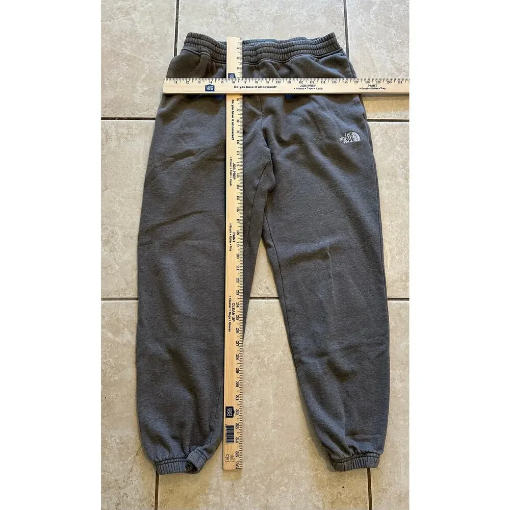 The North Face Men's Gray Sweatpants Joggers Elastic Waist Pockets Size Medium